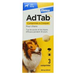 Adtab 900Mg Chiens 22-45Kg Cpr3