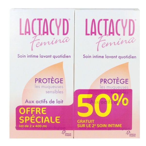 Lactacyd Fem Soin Intim 2X400Ml