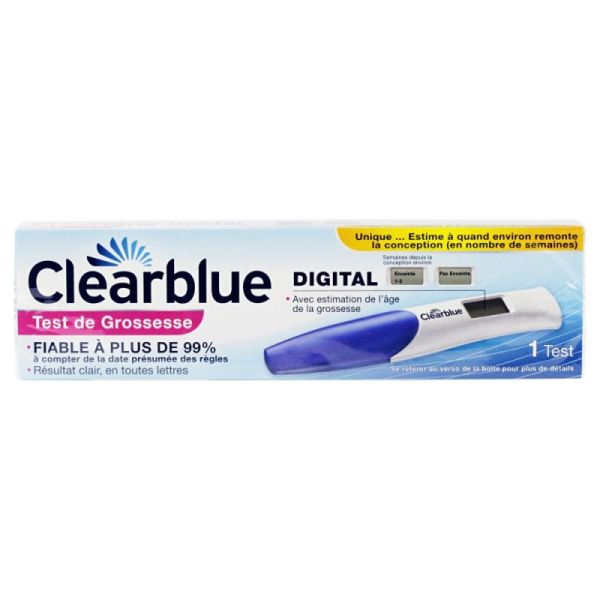 Clearblue  Digital Age Grossesse