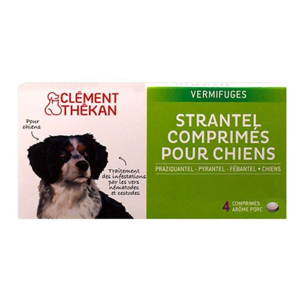 Strantel Vermifuge Chien 4 Cps