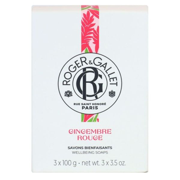 Rg Savon Gingembre Rouge Bt3