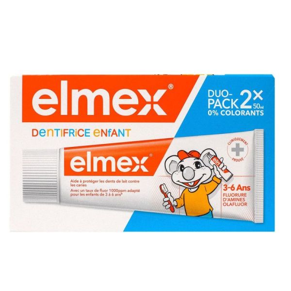 Elmex Enf Dent 3-6 Ans 2X50Ml