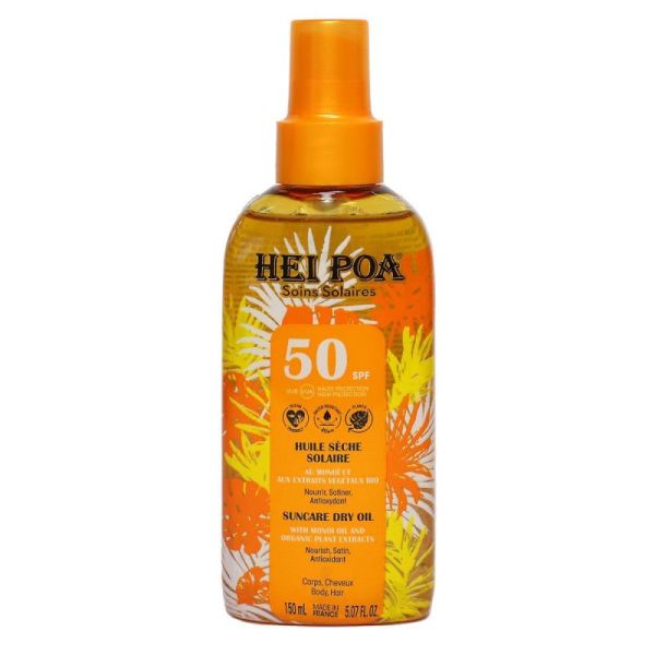 Hei Poa Huile Seche Campch Spf50 Fl150Ml