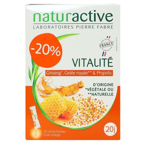 Naturactive Vitalite Sticks 10Ml20