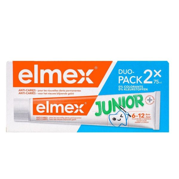 Elmex Dent Junior 75Ml Duo