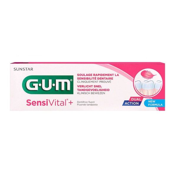 Gum Sensivital  Dent Fluore T/75Ml