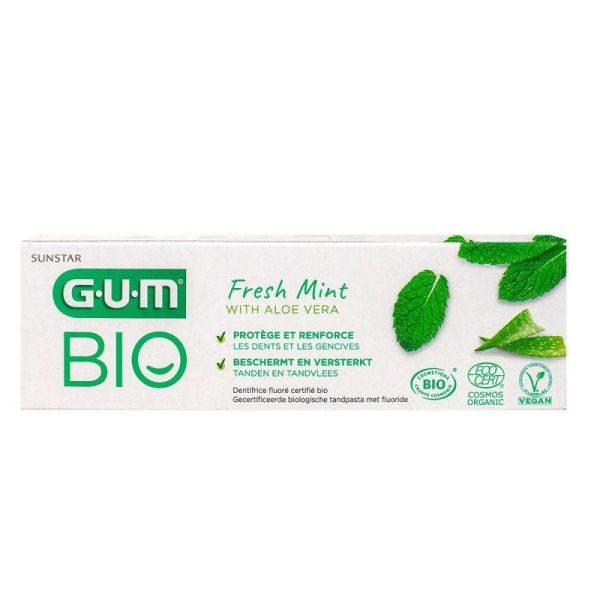 Gum Dentifrice Bio Aloe Vera Mint