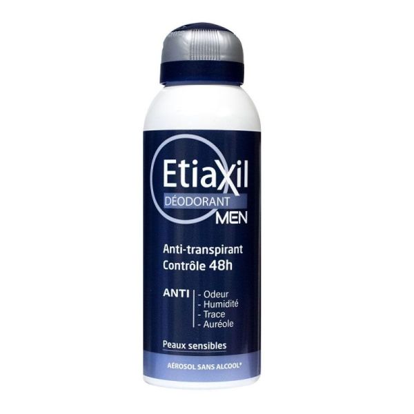 Etiaxil Aerosol Homme 72H 150Ml