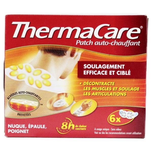 Thermacare Patch Nuque Poignet Bte 6