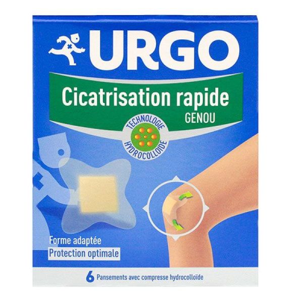 Urgo Pans Cicatr Rapide Genou 6